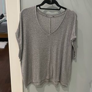 Oversized V-Neck Top